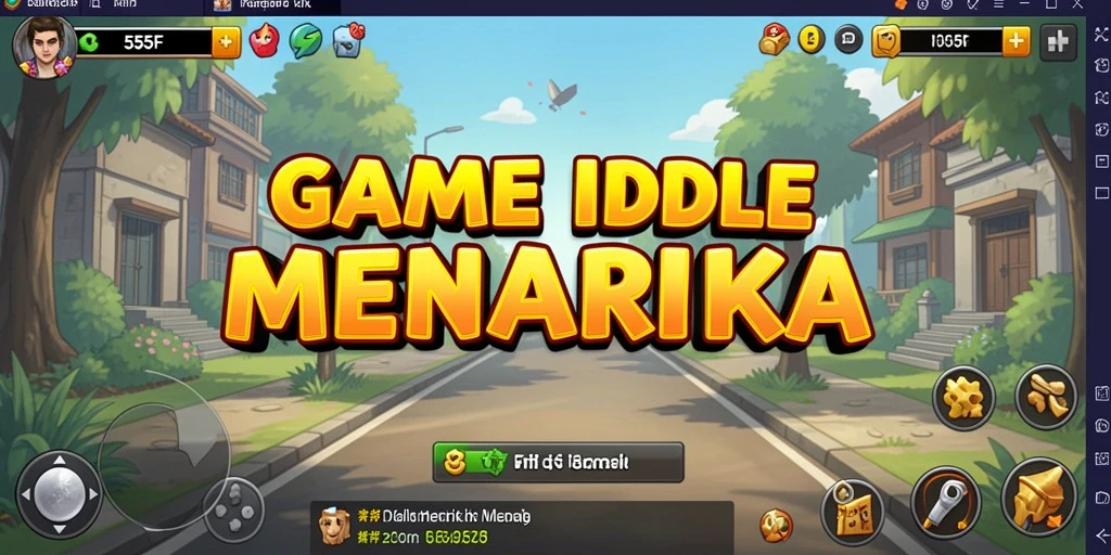 Tampilan gameplay menarik dari 555F yang penuh warna.