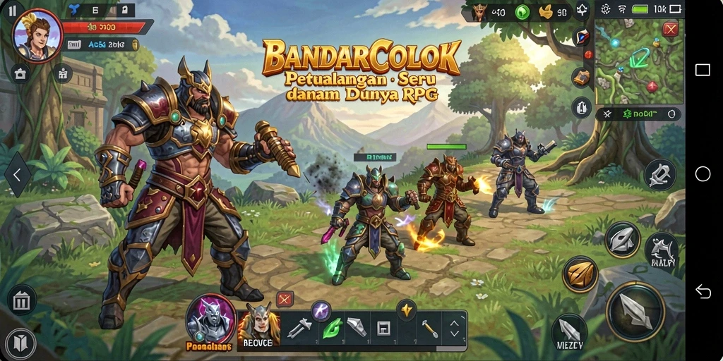Tangkapan layar gameplay BANDARCOLOK yang menunjukan aksi pertempuran seru.