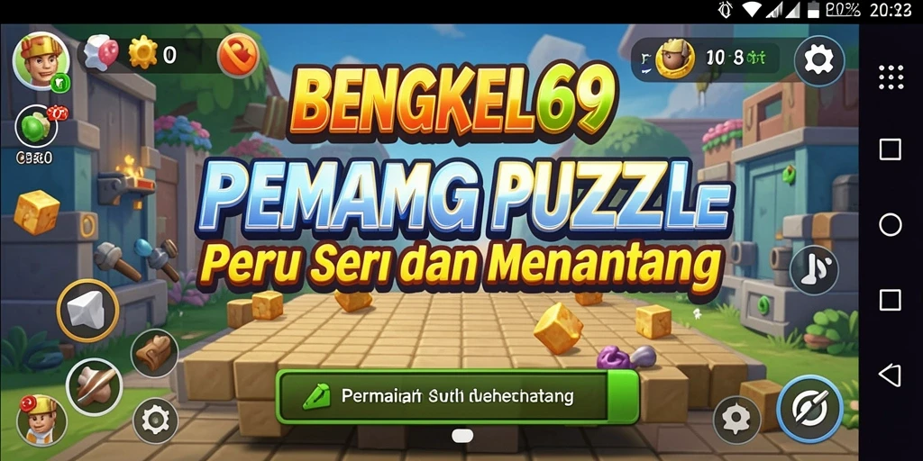 Screenshot BENGKEL69 menunjukkan gameplay seru dan menarik.