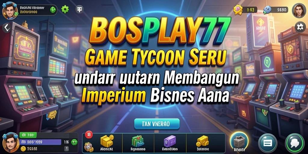 Screenshot gameplay BOSPLAY77 menampilkan keseruan membangun bisnis Tycoon.