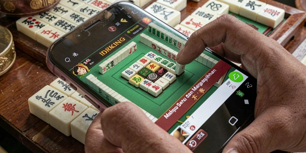 Gameplay menarik dari IDRKING Mahjong dengan grafis yang menyenangkan.