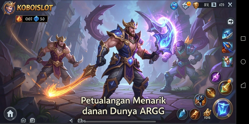 Gameplay seru dan aksi mendebarkan di KOBOISLOT.