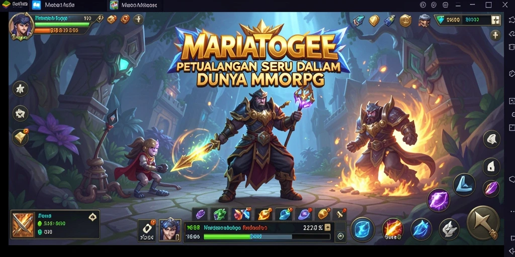 Screenshot gameplay MARIATOGEL menampilkan aksi seru dalam petualangan MMORPG.