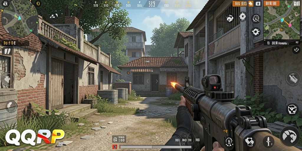Tampilan utama dibandingkan gameplay FPS yang intens dan menegangkan.