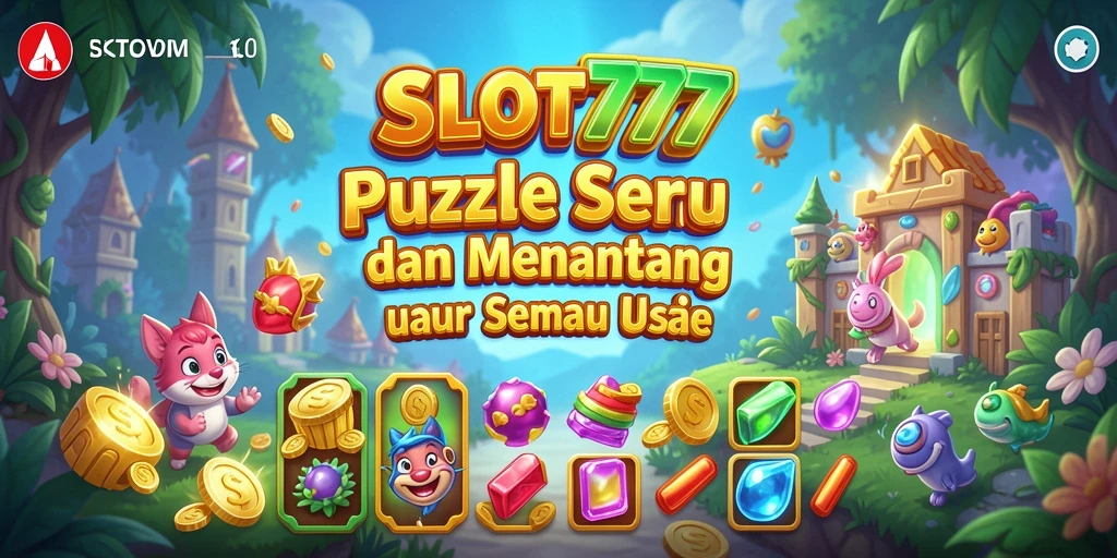 Tampilan gameplay menarik dari SLOT777 yang menantang otak.
